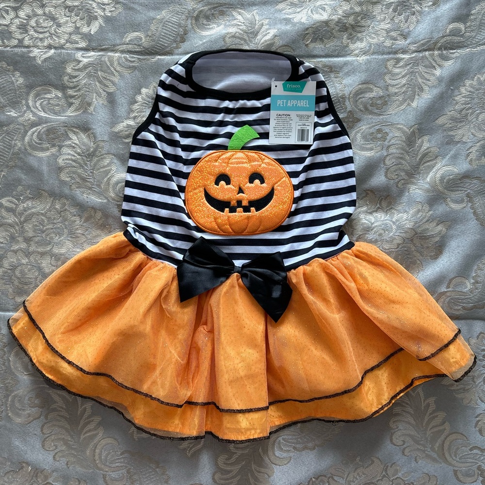 Pumpkin Dog & Cat Dress